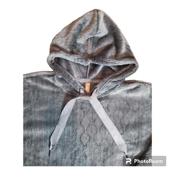 Denver Hayes Women's Plush Velour Hooded Night Pajamas Shirt New w/ Tags Small - Picture 7 of 11